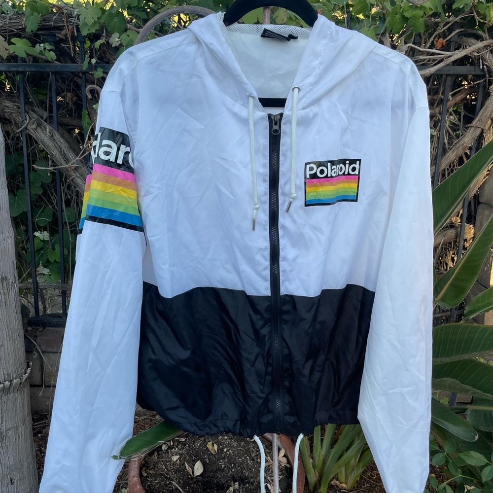 Polaroid Windbreaker Jacket Size Large Lightweight